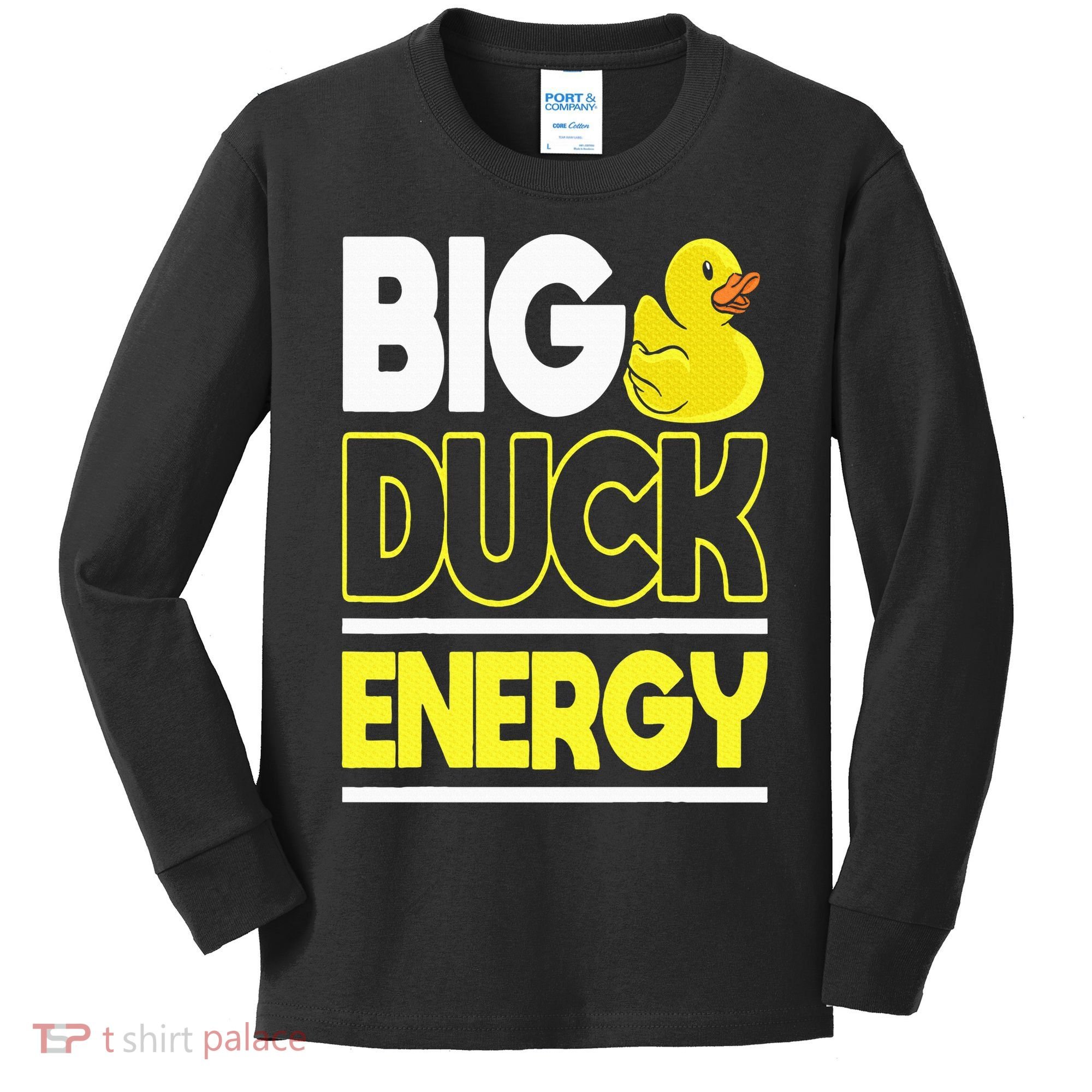 Big Duck Energy Rubber Duck Kids Long Sleeve Shirt