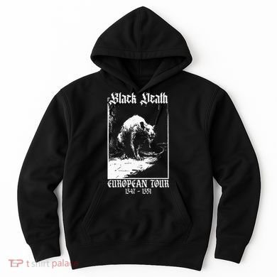 Black Death European Plague Rat Medieval Hoodie