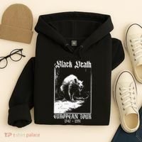 Black Death European Plague Rat Medieval Hoodie thumb 4