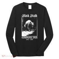Black Death European Plague Rat Medieval Long Sleeve Shirt thumb 0