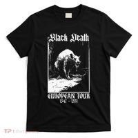 Black Death European Plague Rat Medieval T-Shirt thumb 0
