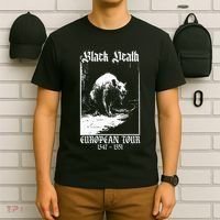 Black Death European Plague Rat Medieval T-Shirt thumb 6
