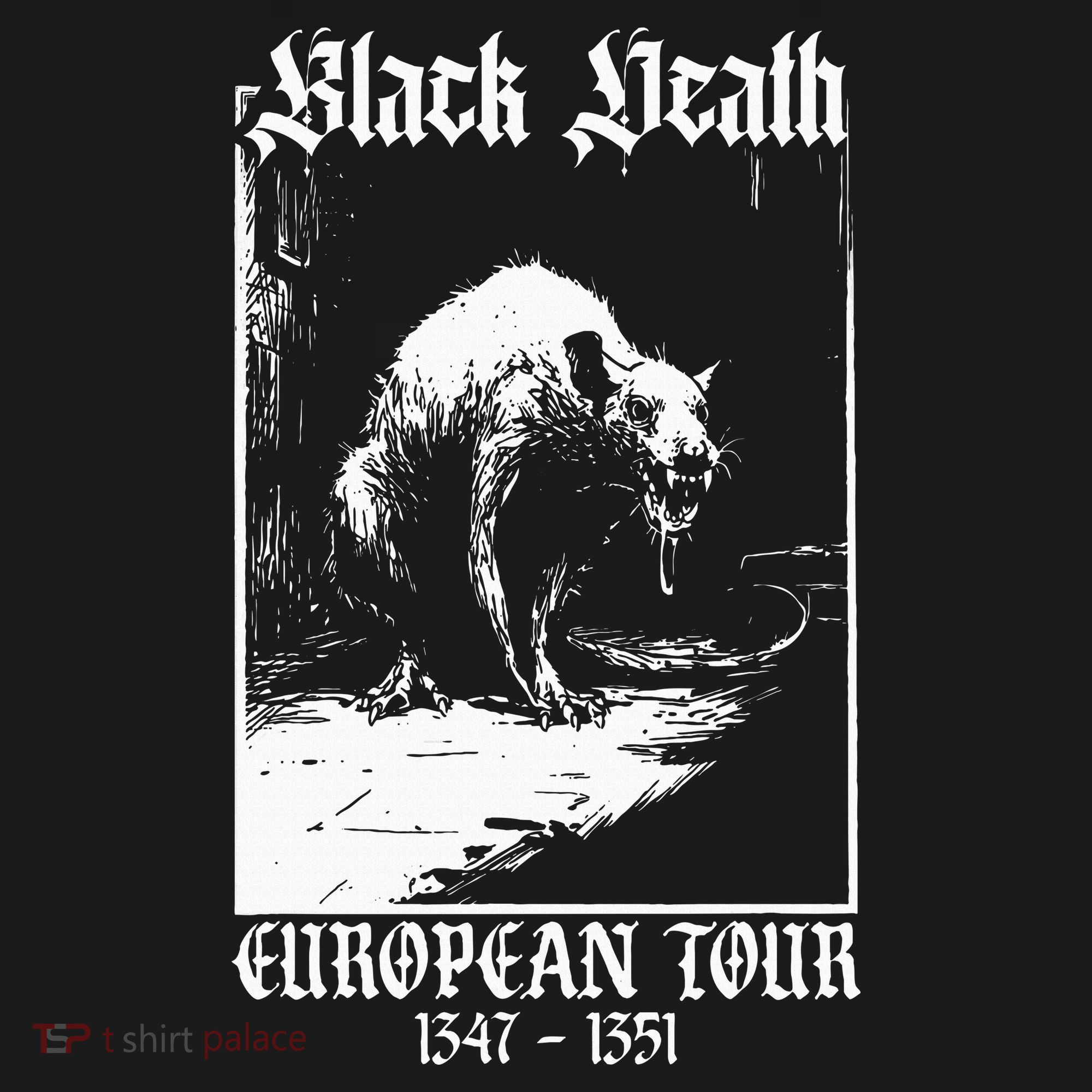 Black Death European Plague Rat Medieval Mousepad