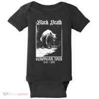 Black Death European Plague Rat Medieval Baby Bodysuit thumb 0