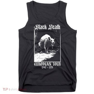 Black Death European Plague Rat Medieval Tank Top