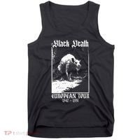 Black Death European Plague Rat Medieval Tank Top thumb 0