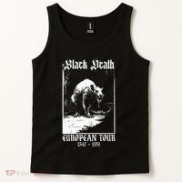 Black Death European Plague Rat Medieval Tank Top thumb 2