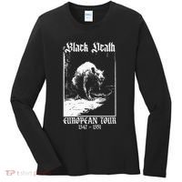 Black Death European Plague Rat Medieval Women's Long Sleeve Shirt thumb 0