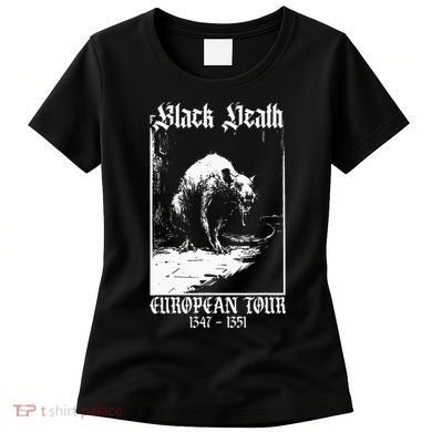 Black Death European Plague Rat Medieval Women's T-Shirt
