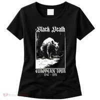 Black Death European Plague Rat Medieval Women's T-Shirt thumb 0