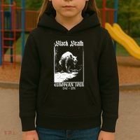 Black Death European Plague Rat Medieval Kids Hoodie thumb 3