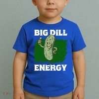 Big Dill Energy Lover Pickles Cute Gift Toddler T-Shirt thumb 2
