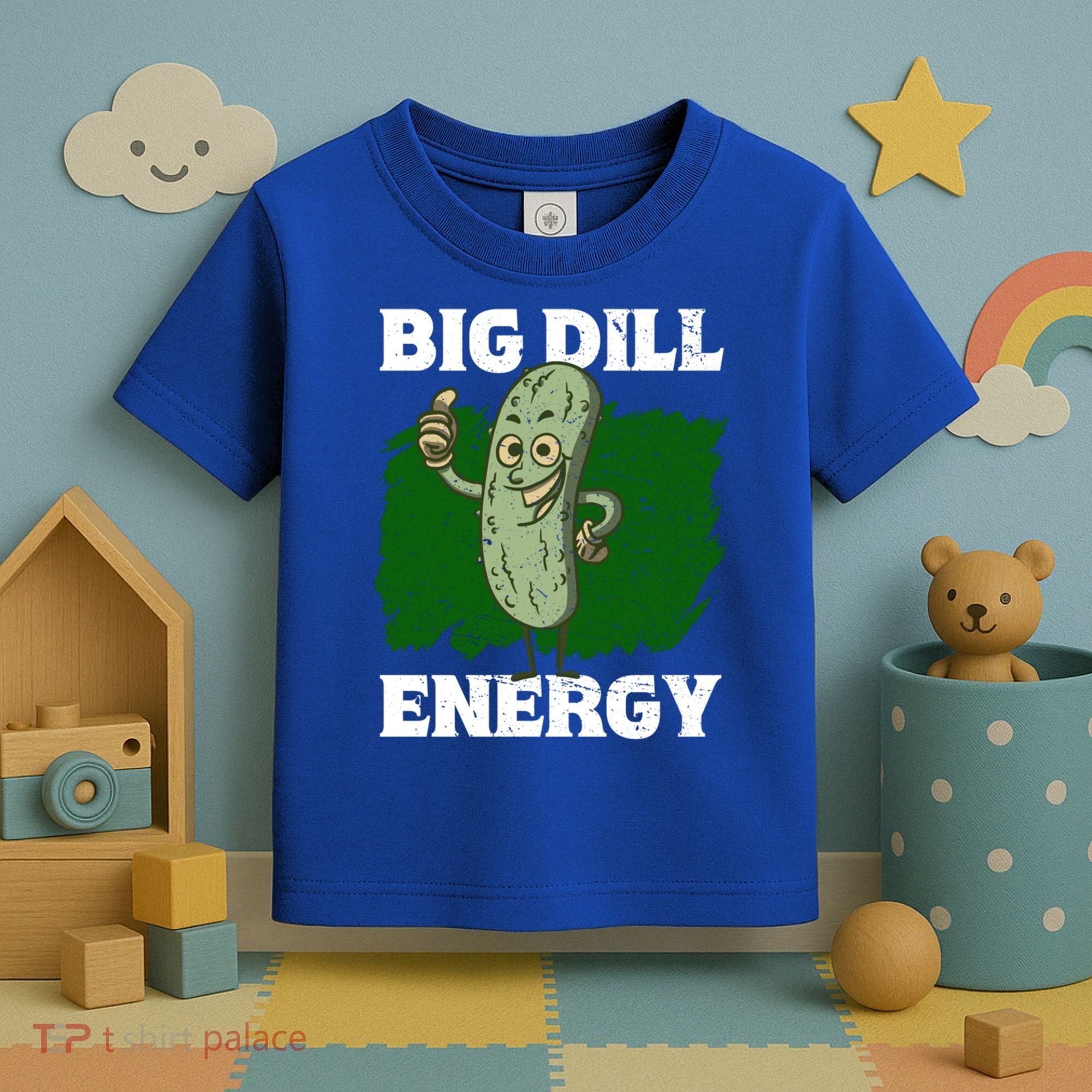 Big Dill Energy Lover Pickles Cute Gift Toddler T-Shirt