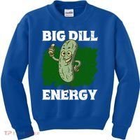 Big Dill Energy Lover Pickles Cute Gift Kids Sweatshirt thumb 0