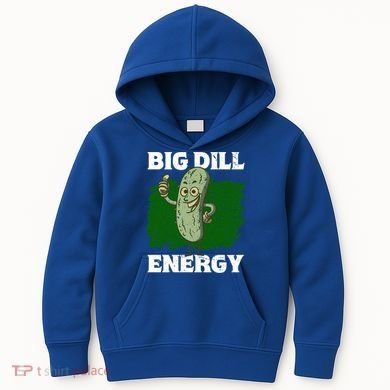 Big Dill Energy Lover Pickles Cute Gift Kids Hoodie