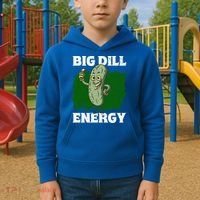 Big Dill Energy Lover Pickles Cute Gift Kids Hoodie thumb 2