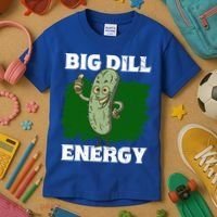 Big Dill Energy Lover Pickles Cute Gift Kids T-Shirt thumb 3