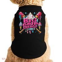 Big Drip Energy Baseball Drip Ice Cream Sprinkles Doggie Tank thumb 0
