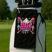 Big Drip Energy Baseball Drip Ice Cream Sprinkles Golf Towel thumb 2
