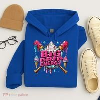 Big Drip Energy Baseball Drip Ice Cream Sprinkles Hoodie thumb 4