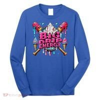 Big Drip Energy Baseball Drip Ice Cream Sprinkles Long Sleeve Shirt thumb 0