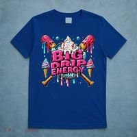 Big Drip Energy Baseball Drip Ice Cream Sprinkles T-Shirt thumb 5