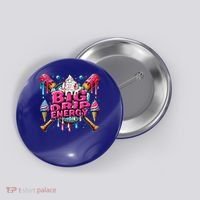 Big Drip Energy Baseball Drip Ice Cream Sprinkles Button thumb 0