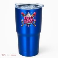 Big Drip Energy Baseball Drip Ice Cream Sprinkles Tumbler thumb 0
