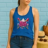 Big Drip Energy Baseball Drip Ice Cream Sprinkles Women's Tank Top thumb 2