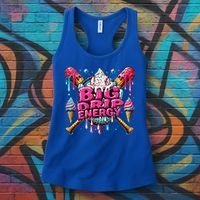 Big Drip Energy Baseball Drip Ice Cream Sprinkles Women's Tank Top thumb 3