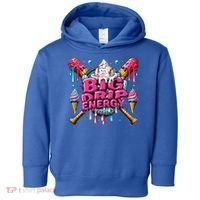 Big Drip Energy Baseball Drip Ice Cream Sprinkles Toddler Hoodie thumb 0