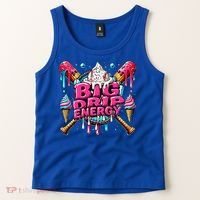 Big Drip Energy Baseball Drip Ice Cream Sprinkles Tank Top thumb 2