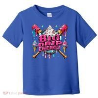 Big Drip Energy Baseball Drip Ice Cream Sprinkles Toddler T-Shirt thumb 0