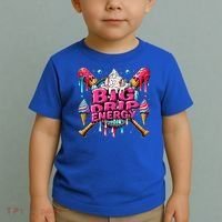 Big Drip Energy Baseball Drip Ice Cream Sprinkles Toddler T-Shirt thumb 2