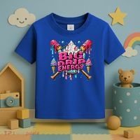 Big Drip Energy Baseball Drip Ice Cream Sprinkles Toddler T-Shirt thumb 3