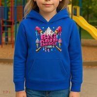 Big Drip Energy Baseball Drip Ice Cream Sprinkles Kids Hoodie thumb 3