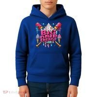 Big Drip Energy Baseball Drip Ice Cream Sprinkles Kids Hoodie thumb 4