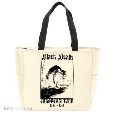 Black Death European Tote Bag