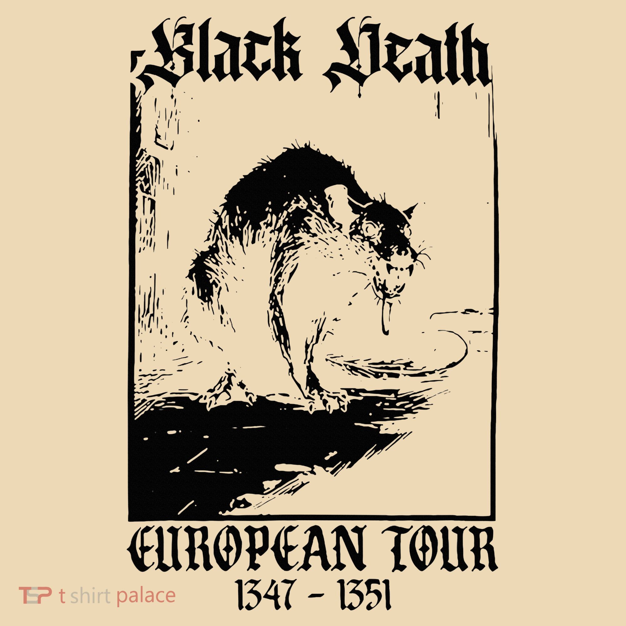 Black Death European Tote Bag