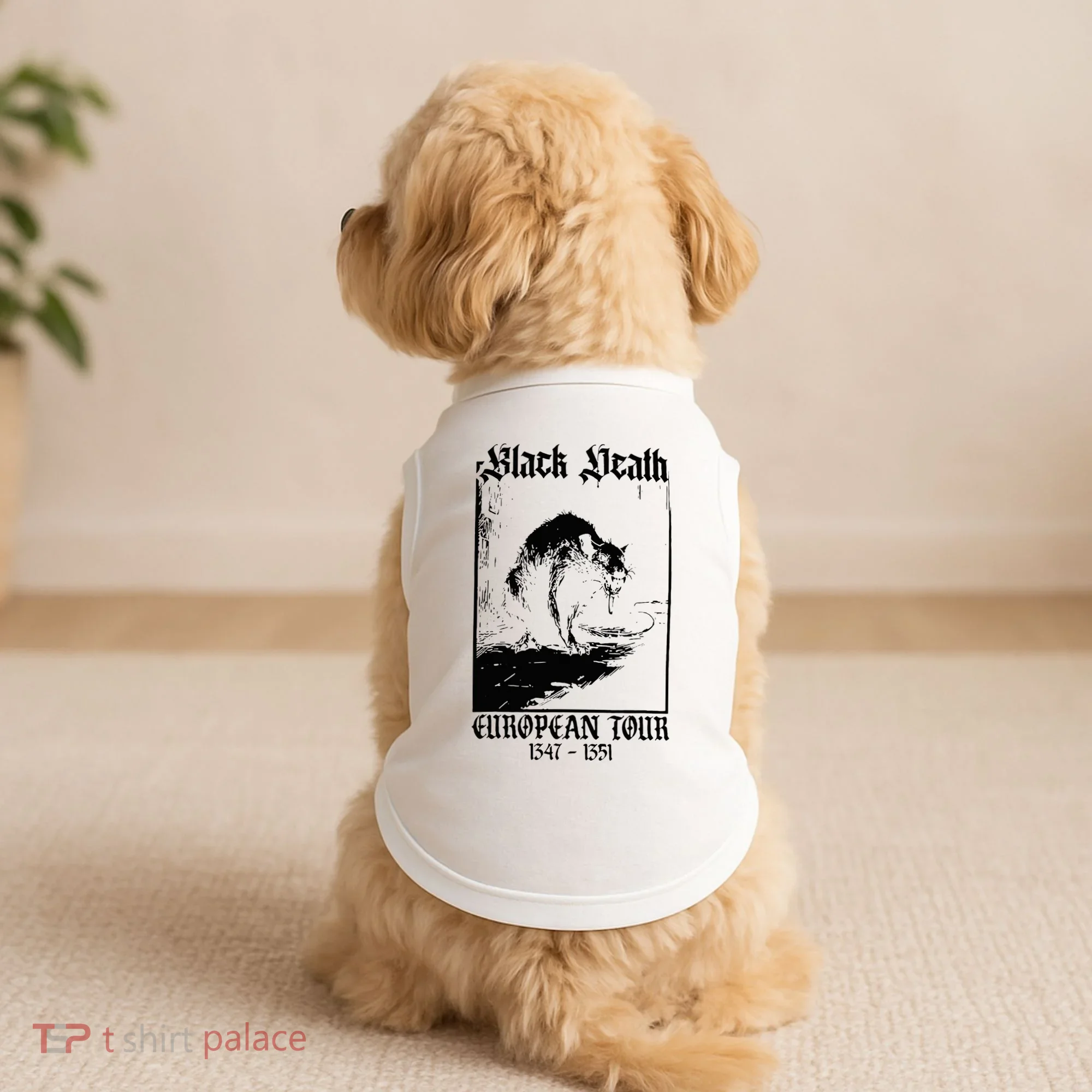 Black Death European Doggie Tank