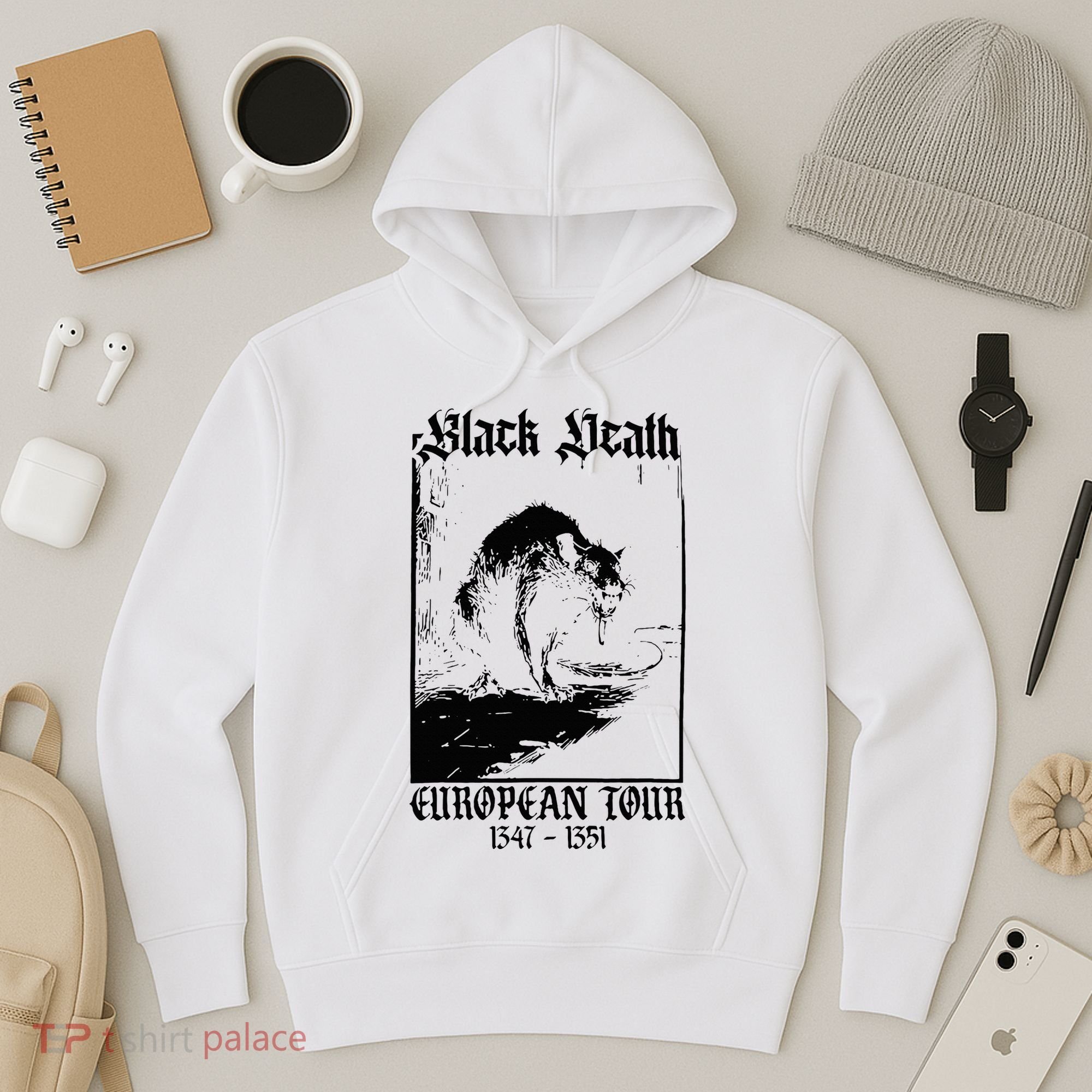 Black Death European Hoodie