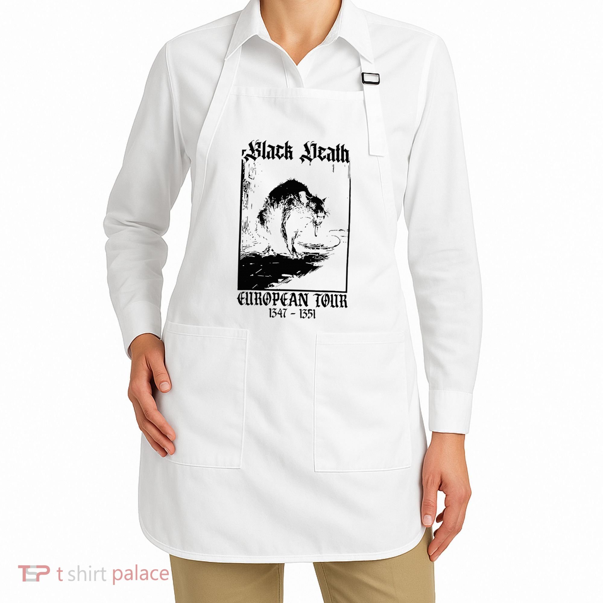 Black Death European Apron
