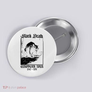 Black Death European Button