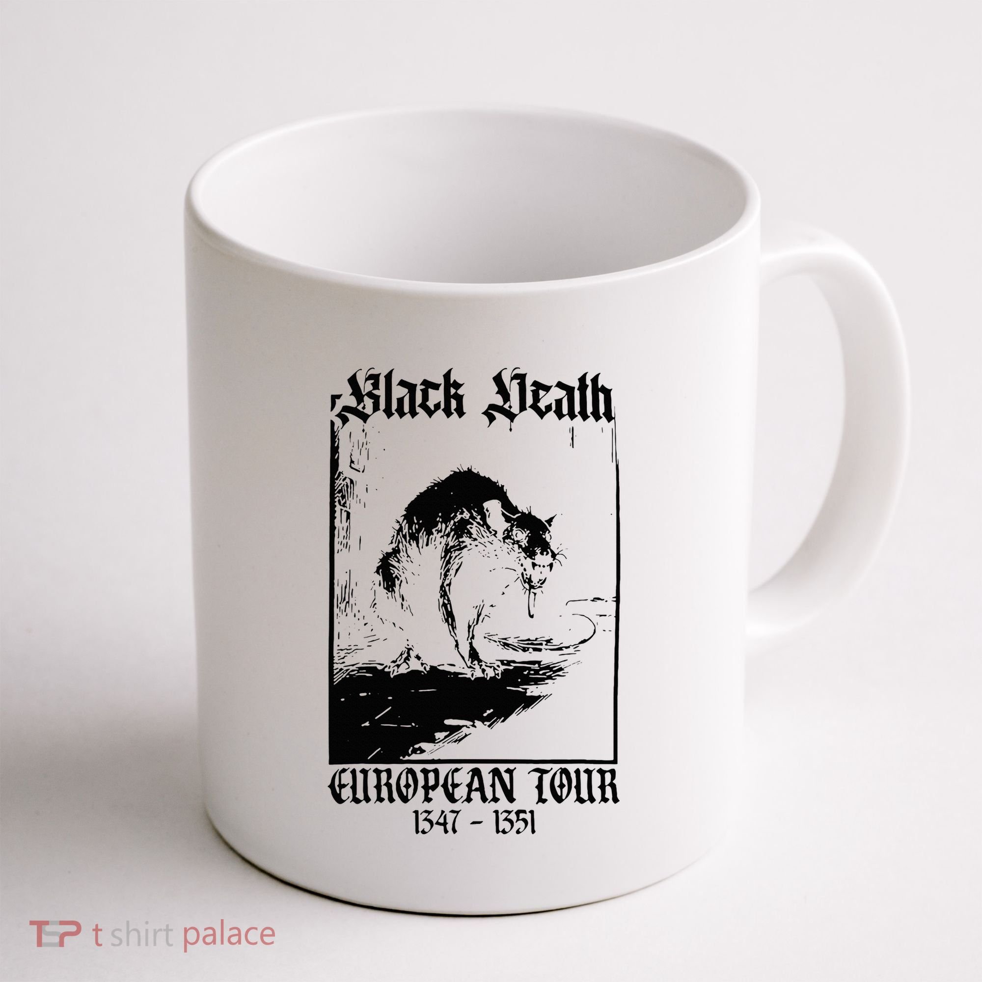 Black Death European Coffee Mug