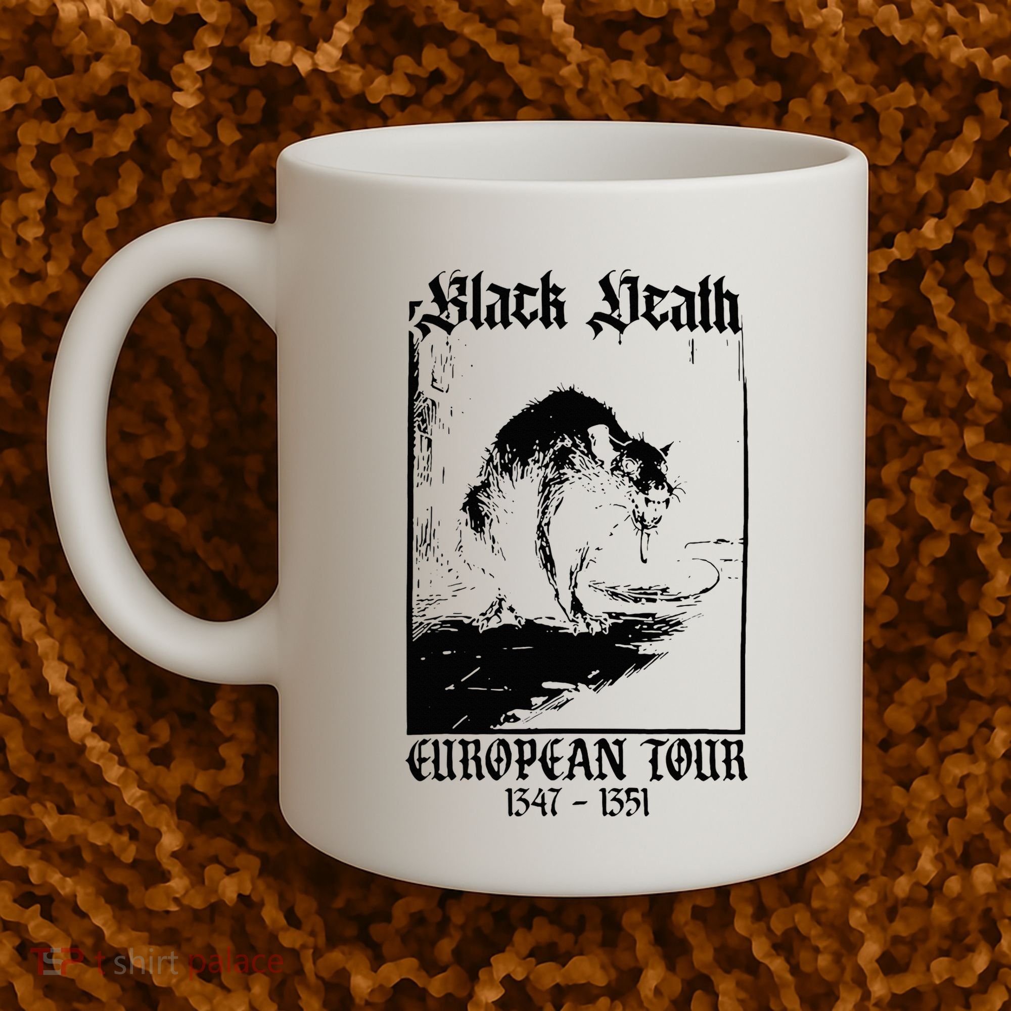 Black Death European Coffee Mug