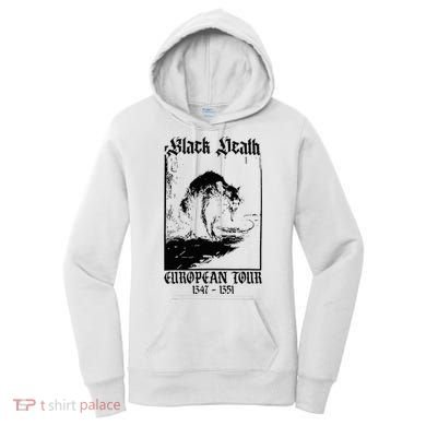 Black Death European Women's Hoodie