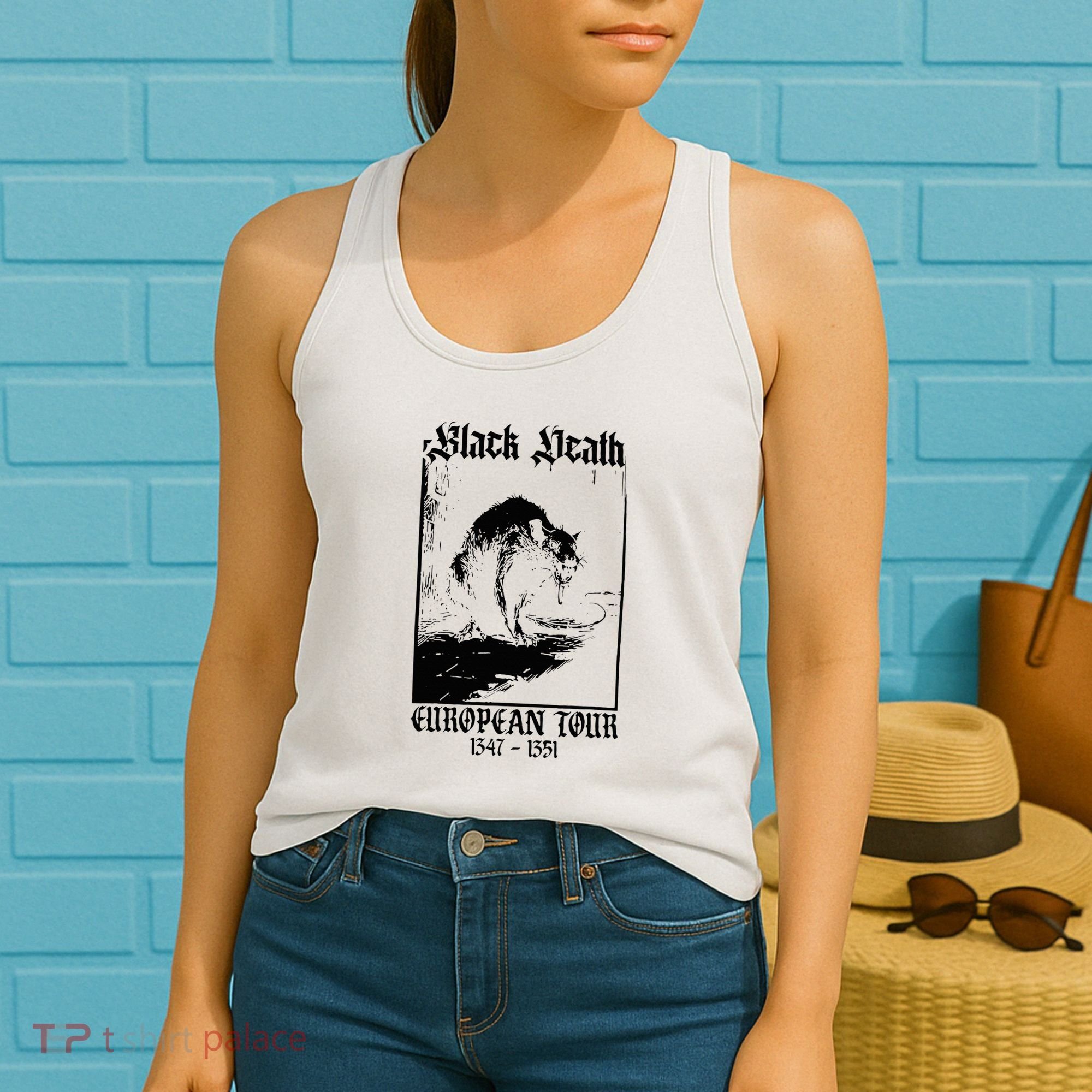 Black Death European Women's Tank Top