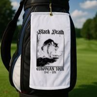 Black Death European Golf Towel thumb 2