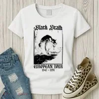 Black Death European Women's T-Shirt thumb 3