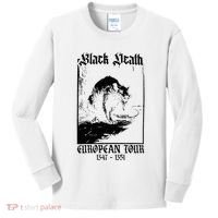 Black Death European Kids Long Sleeve Shirt thumb 0